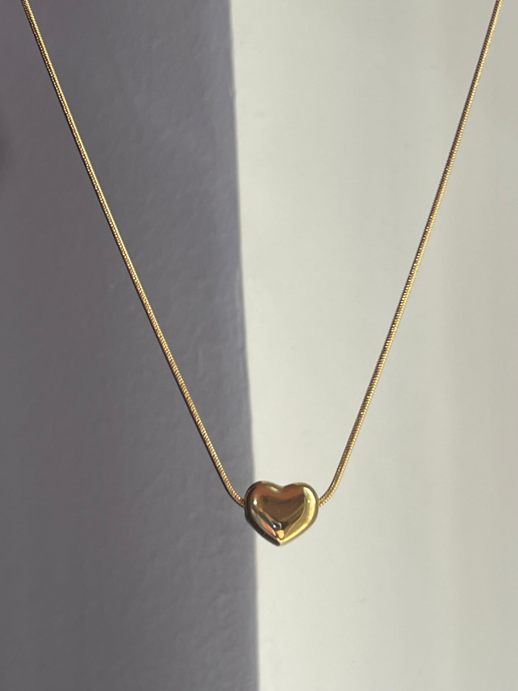 Envogems Minimalist Heart Necklace 2.0 in Stainless Steel