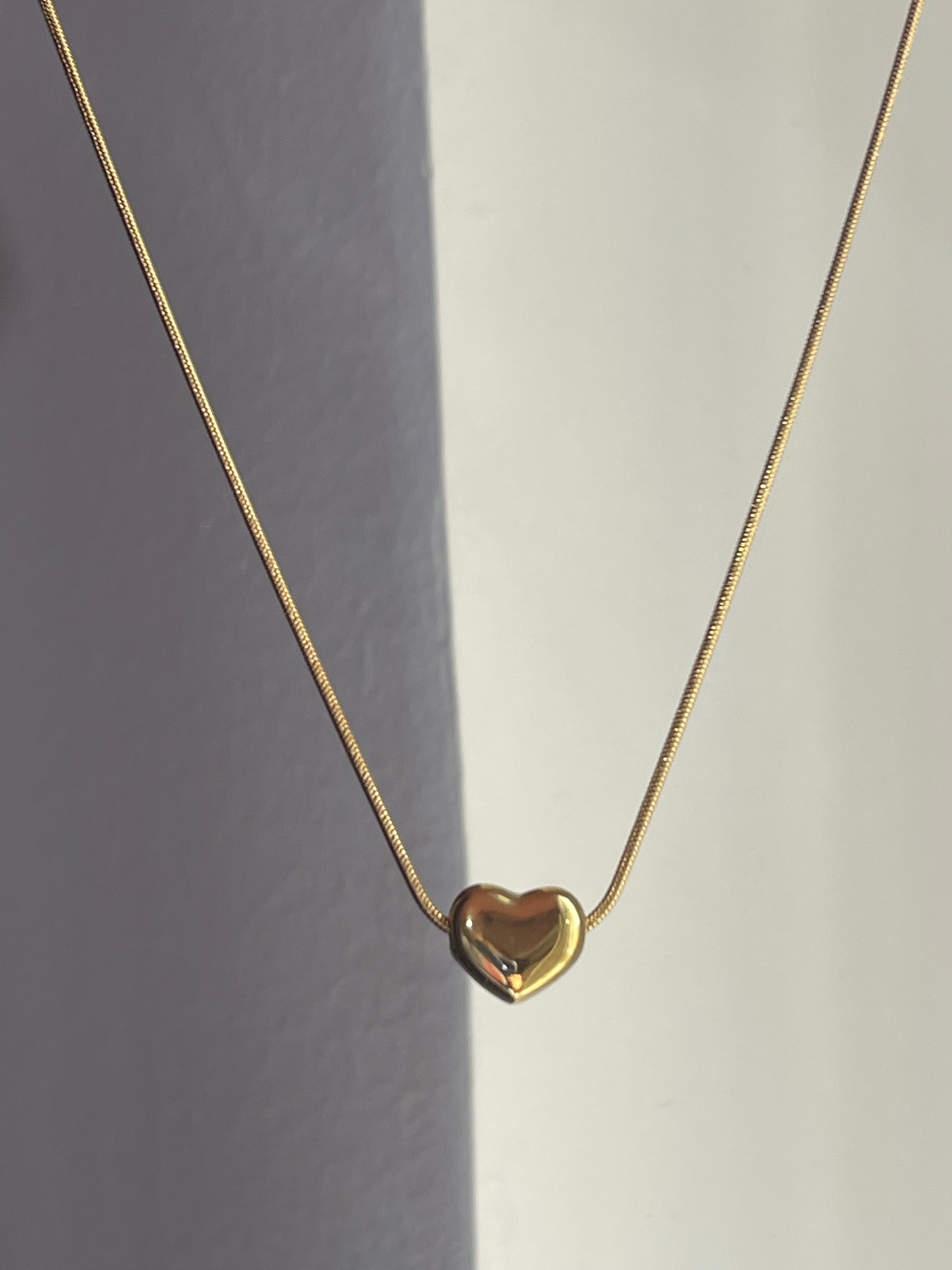 Envogems Minimalist Heart Necklace 2.0 in Stainless Steel
