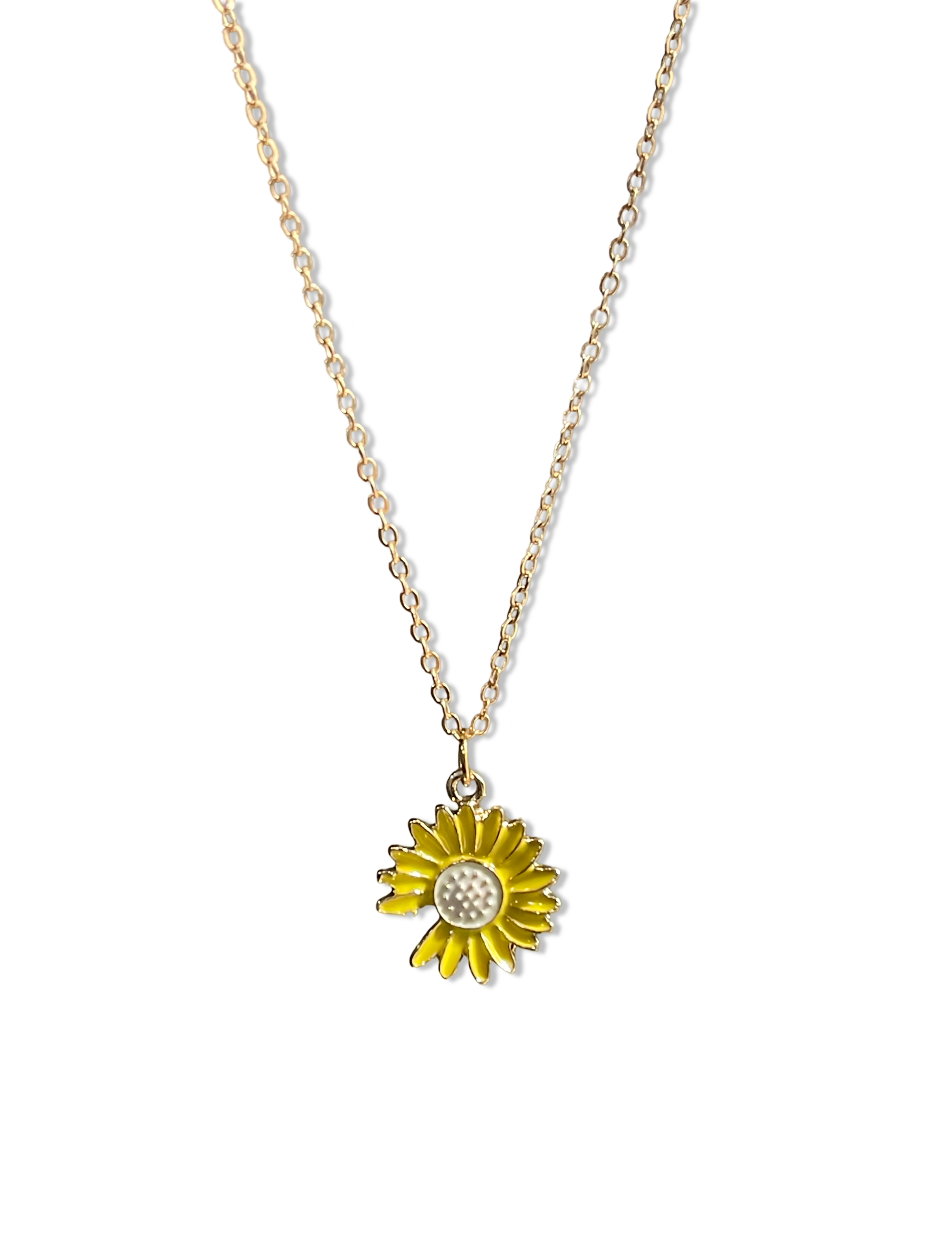 Envogems Radiant Sunflower Pendant Necklace
