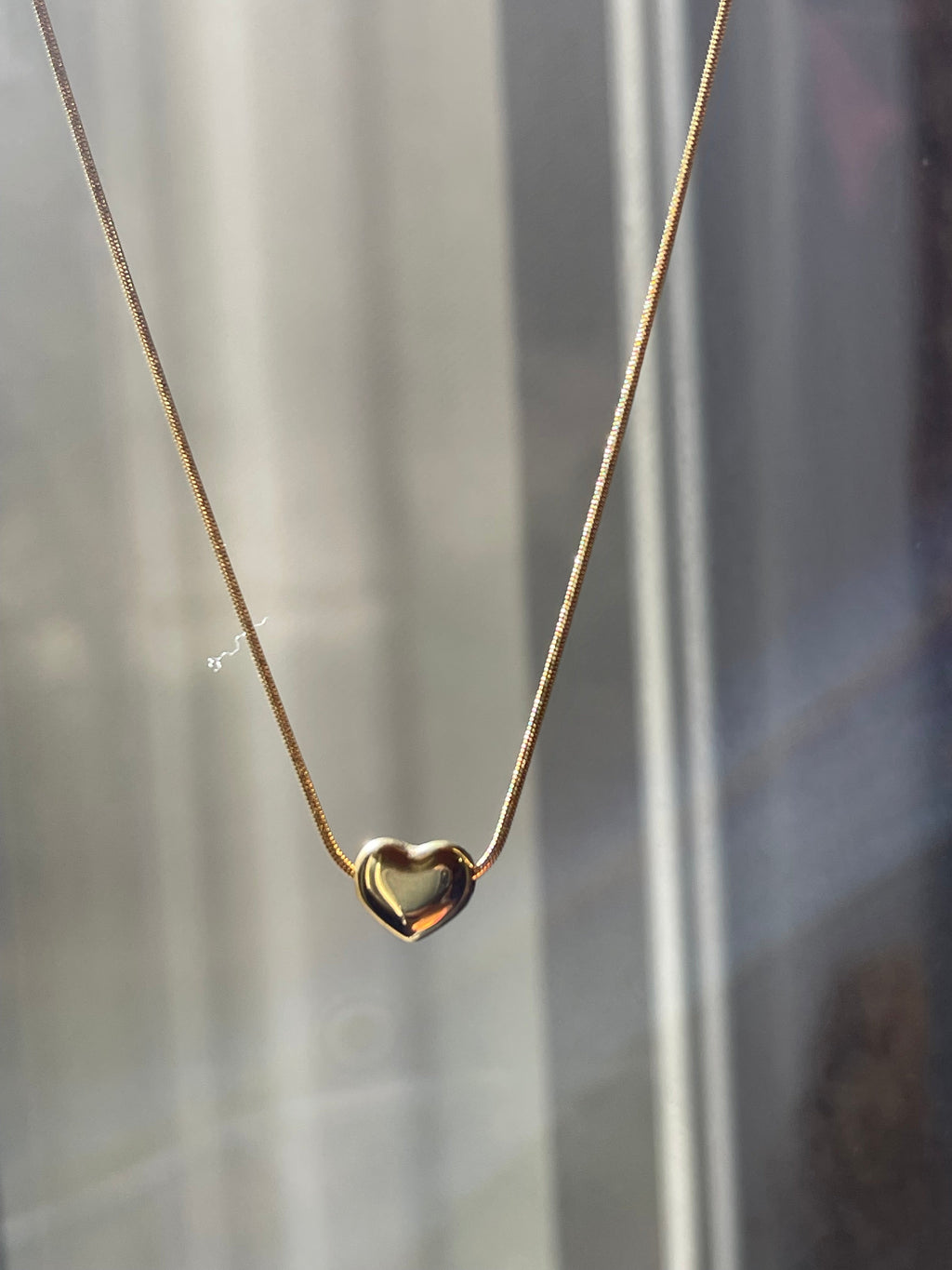 Envogems Minimalist Heart Necklace 2.0 in Stainless Steel