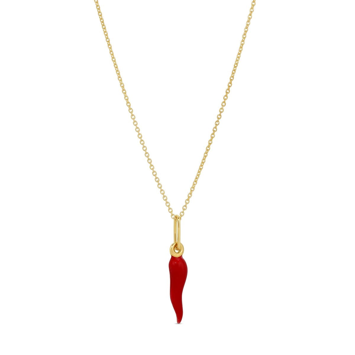 Envogems Red Chili Pendant Necklace - Durable Stainless Steel