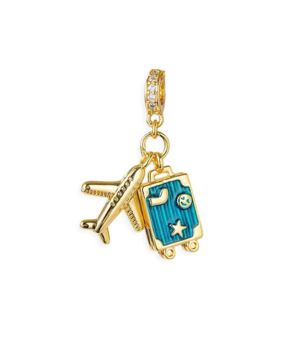 Envogems Travel Enthusiast - Gold Plated Charm