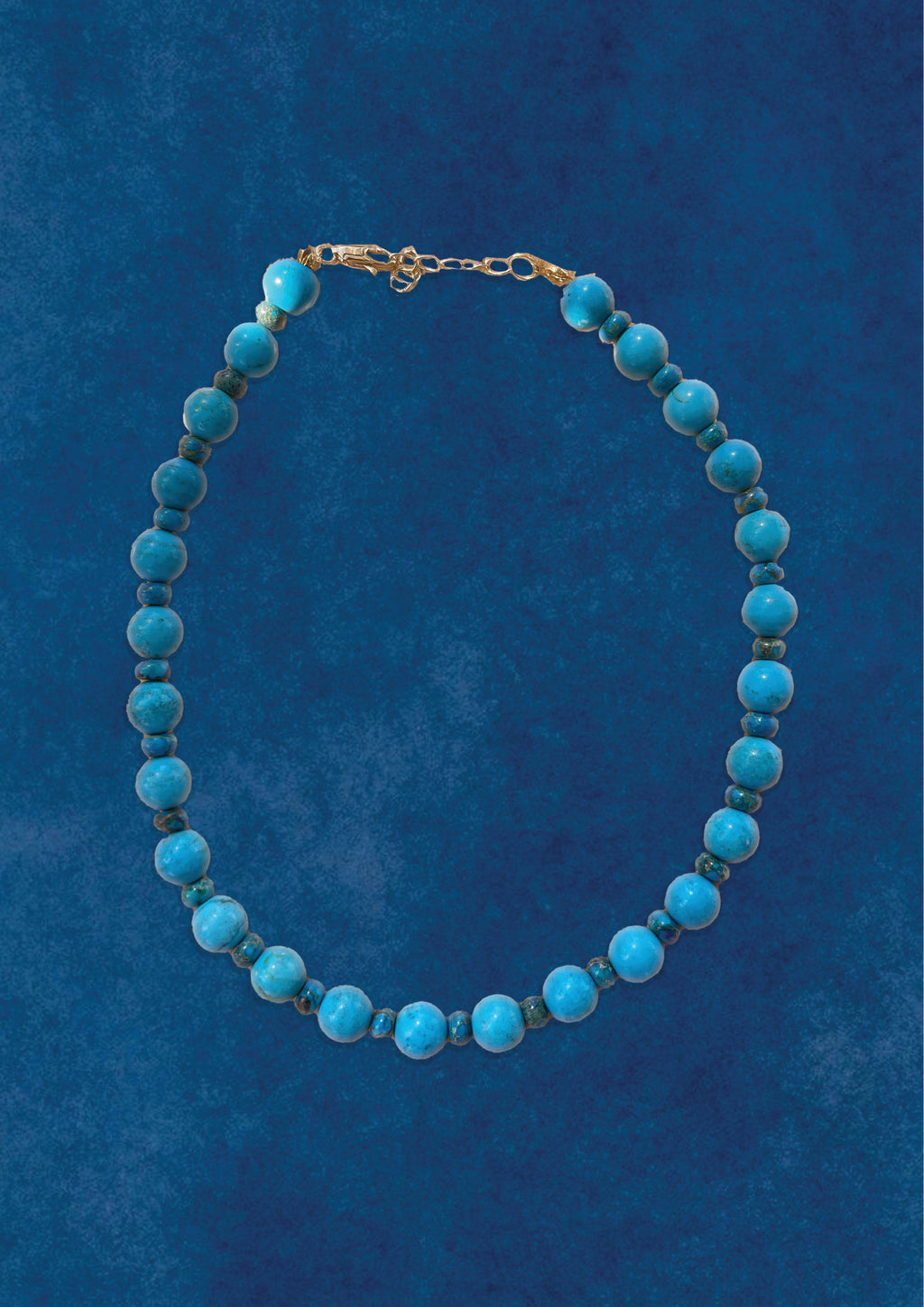 Envogems Chunky Blue Natural Stone Necklace