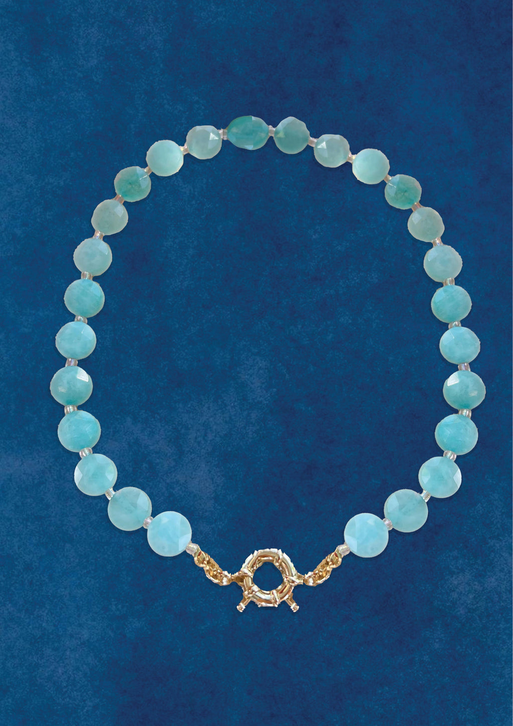 Envogems Deep Blue Natural Stone Necklace