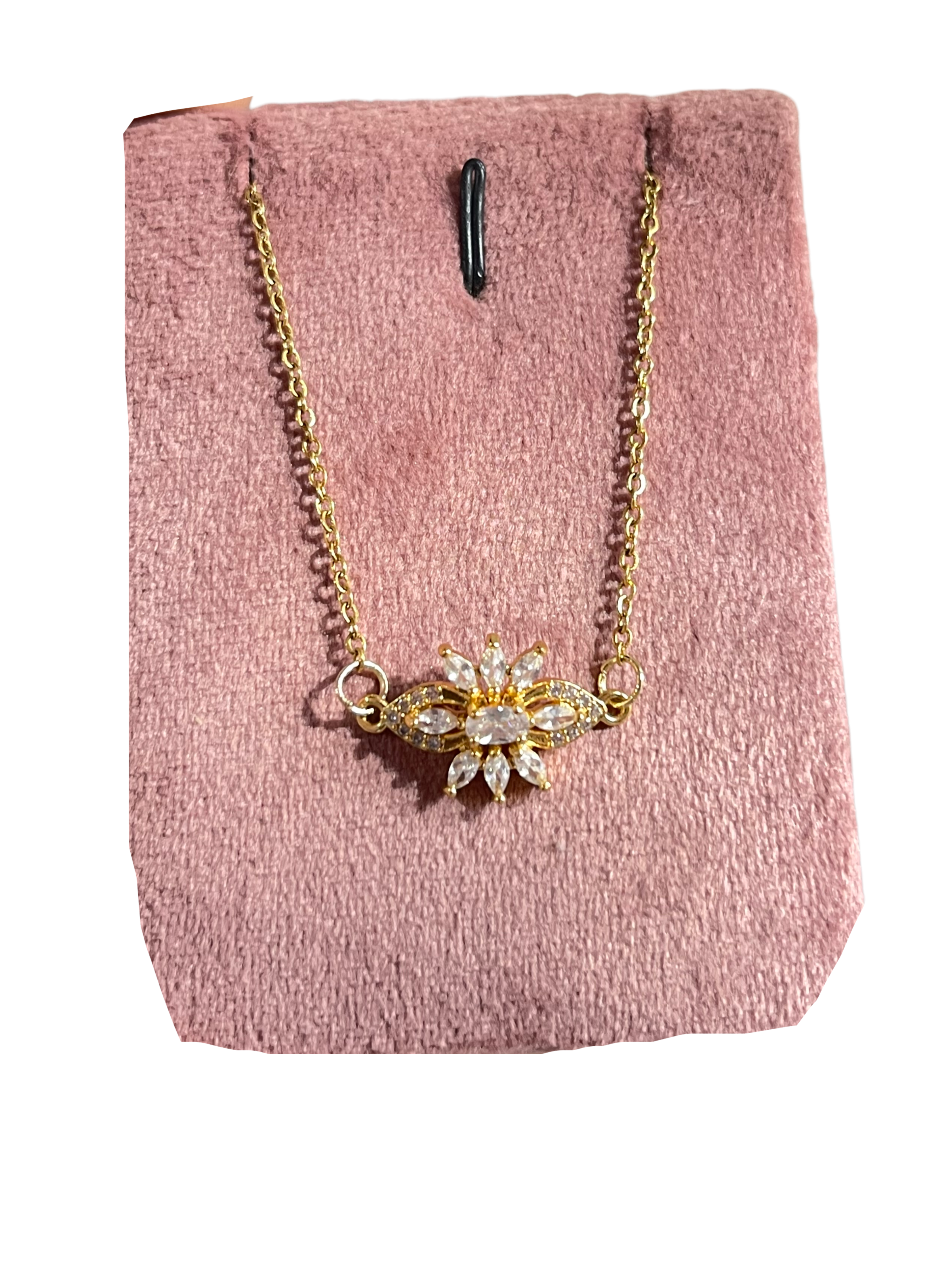 Envogems Radiant Crystal Blossom Necklace