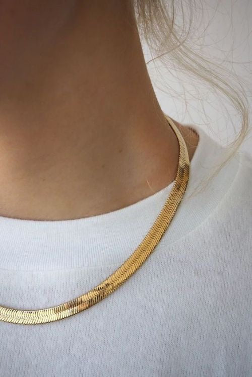 Envogems Everyday Snake Pendant Necklace in Stainless Steel