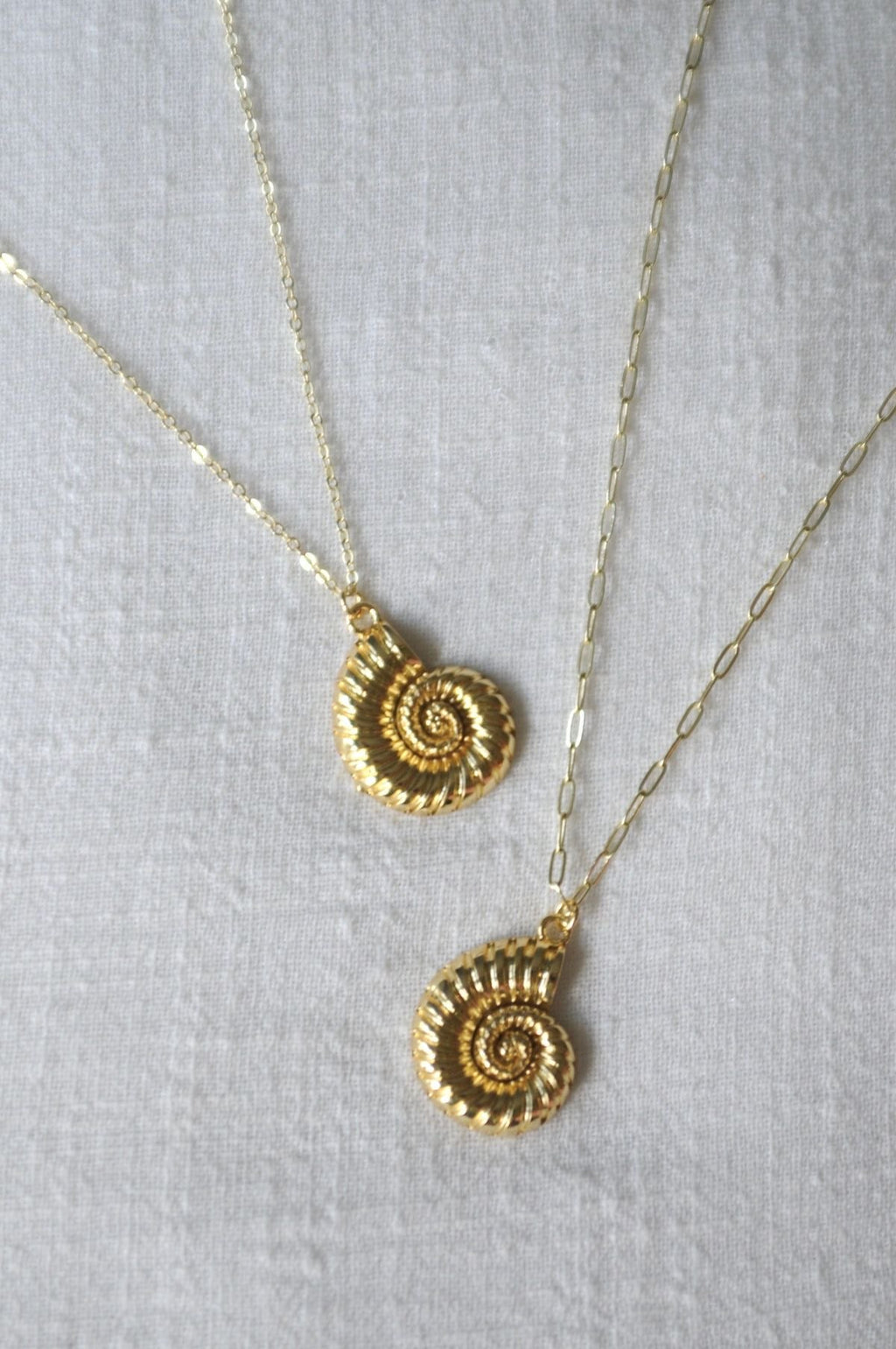 Envogems Seashell Pendant Necklace - Durable Stainless Steel